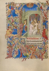 Saint Catherine Tended by the Angels and Visited by the Queen